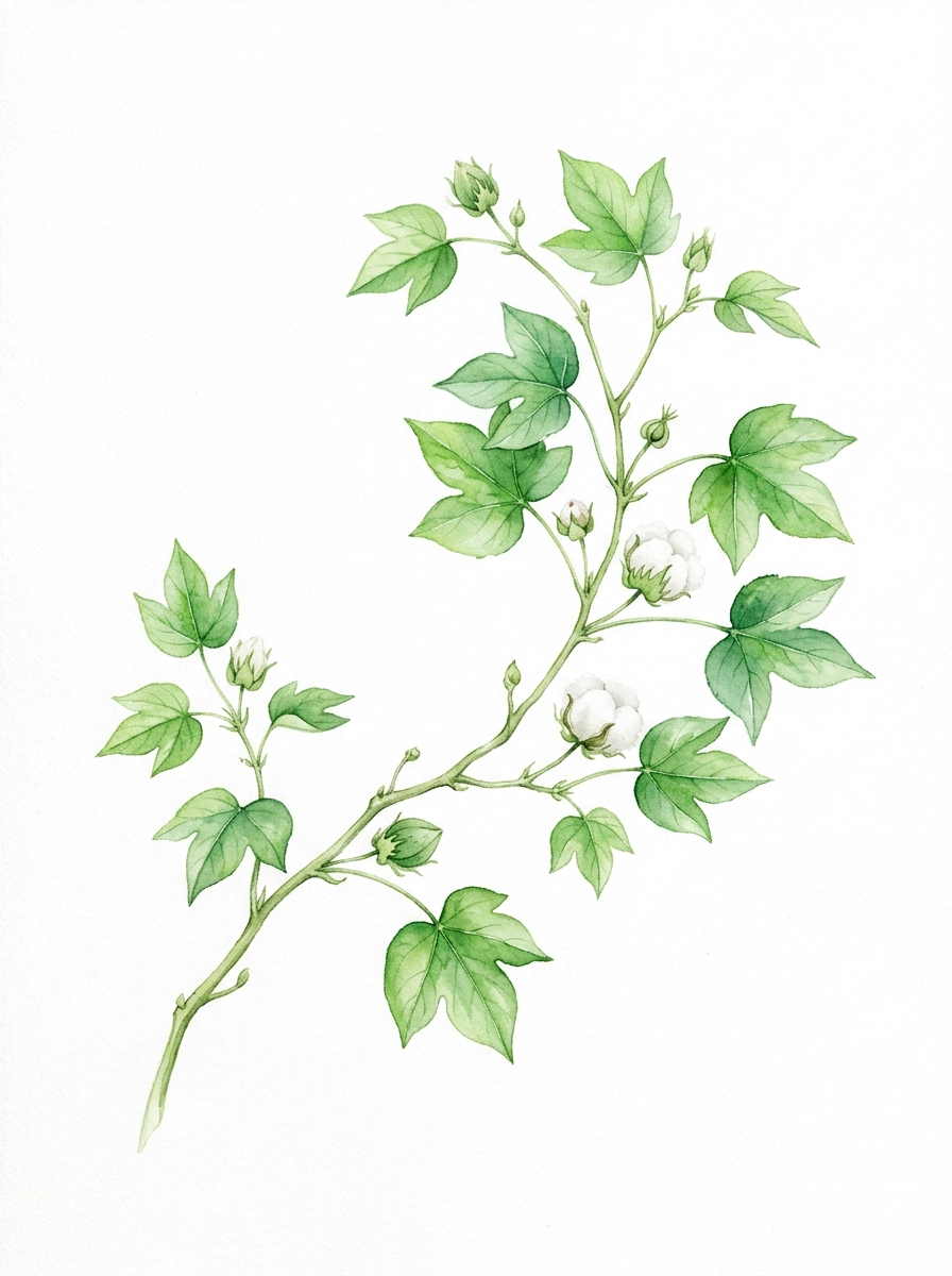 Organic cotton branch